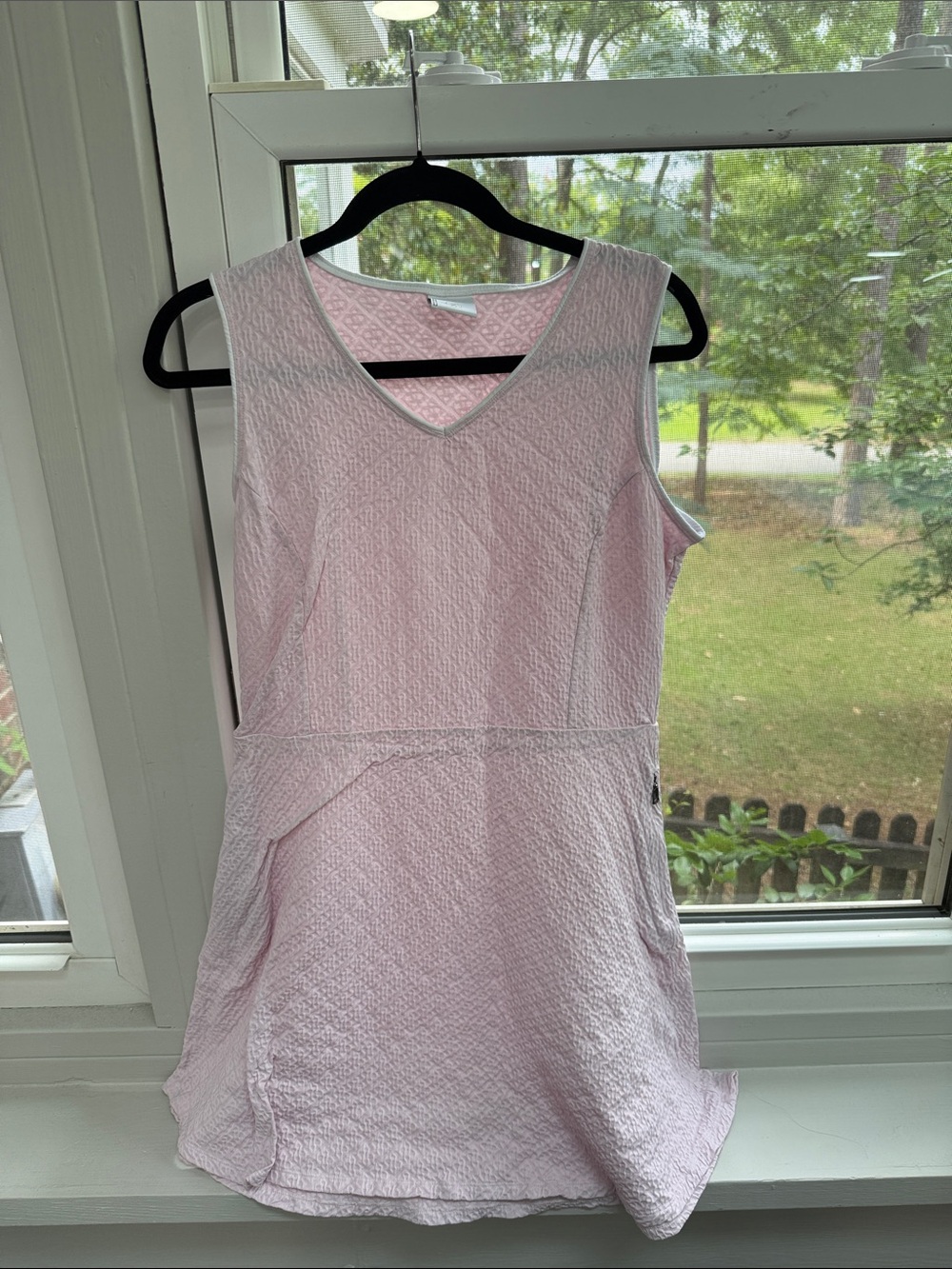 Bogner Light Pink Textured Mini Dress Sz 8